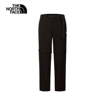 【12點 元旦快閃價】男款黑色DWR防潑水戶外徒步長褲｜8BWHJK3