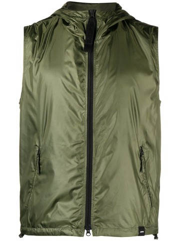 ASPESI - lightweight hooded gilet - men - Polyester/Polyester - S - Green