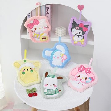 卡通兒童擦手巾美樂蒂玉桂狗帕恰狗庫洛米廚房衛生間掛式擦手抹布