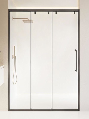 {可打統編 超低價}一字型極窄三聯動衛生間隔斷玻璃門浴室推拉移門淋浴房干濕分離