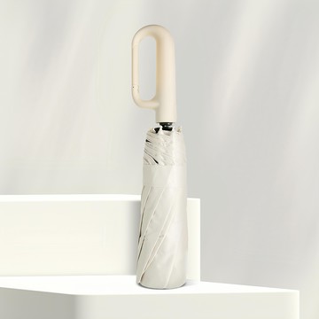 comet 超大型3段自動登山扣高爾夫長雨傘  淺褐色