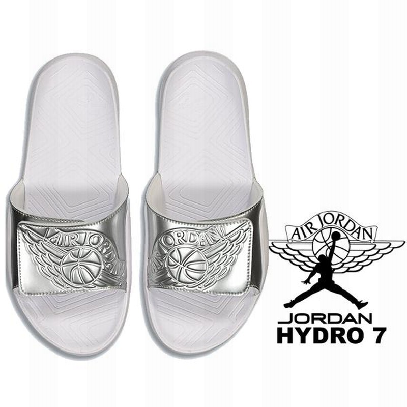 ナイキ ジョーダン ハイドロ 7 NIKE JORDAN HYDRO 7 white/metallic