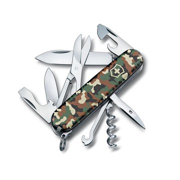 VICTORINOX 瑞士維氏 瑞士刀 Climber 14用 91mm 迷彩 1.3703.94