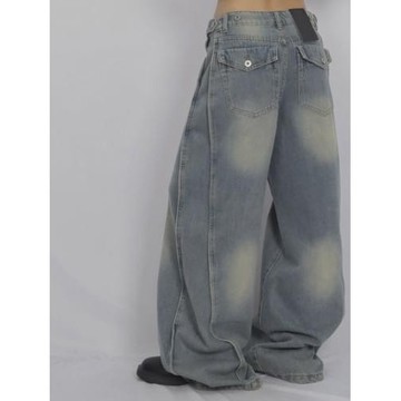 Codibook｜韓國 EEZEE 後口袋水洗牛仔長褲 DE014［預購］牛仔褲 女裝