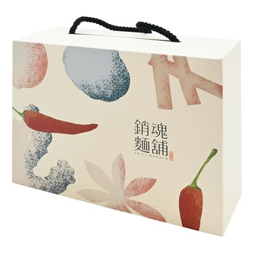 大師兄銷魂麵舖 綜合禮盒 Set Q彈有嚼勁 兩種麵條 香濃花生麻醬  6包