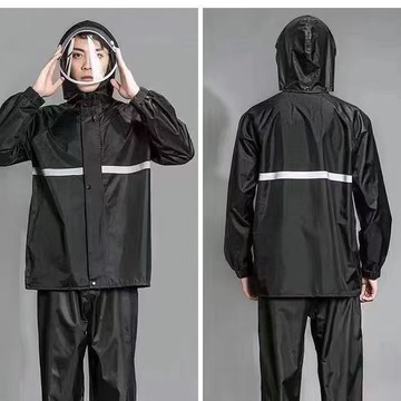 💖快速出貨雨衣與褲套裝全身防爆雨男女分體時尚戶外電動車,摩托車雨衣新款