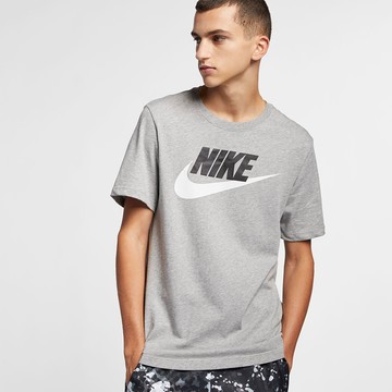 NIKE AS M NSW TEE ICON FUTURA 男短袖 灰-AR5005063