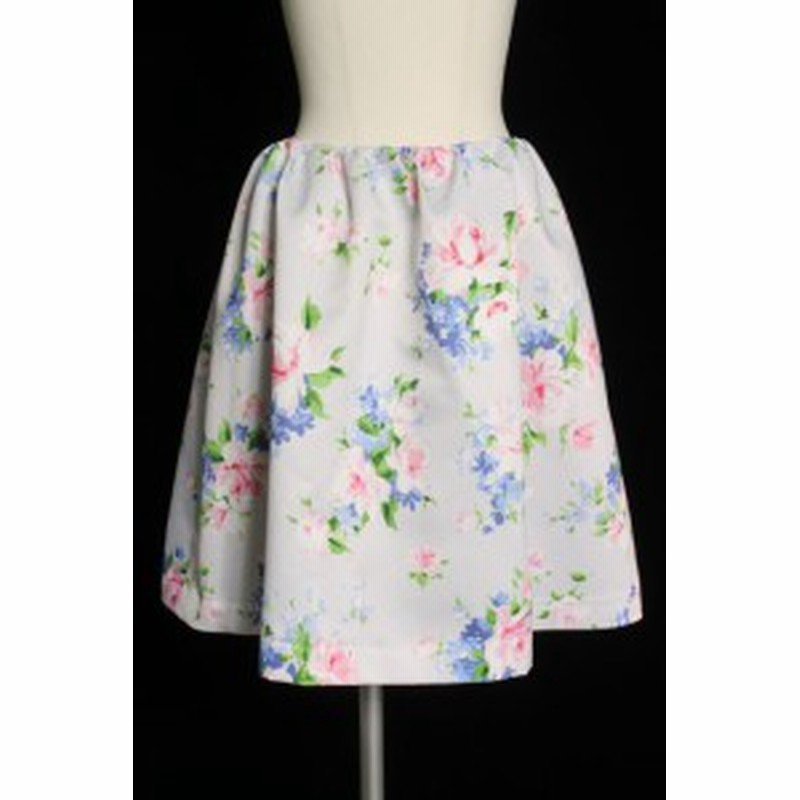Chesty 花柄スカート（新品】美品 Chestyチェスティ小鳥フラワー花柄  
