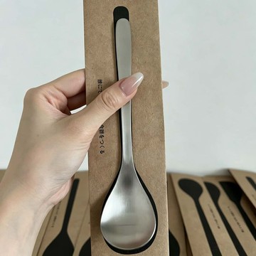 🔥可開統編🔥304不鏽鋼啞光磨砂叉勺套裝簡約西餐牛排主餐勺喝湯粥勺餐具cqyx