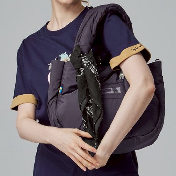 moz瑞典 駝鹿 Light 空氣 雲朵包(深灰)大