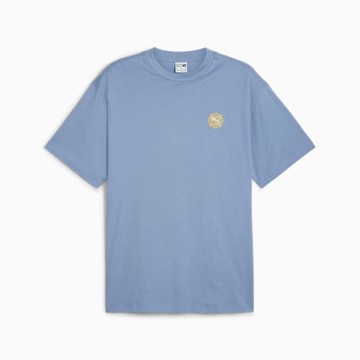 PUMA 短T 流行系列 NEW PREP 藍色 短袖 T恤 中性 62787120