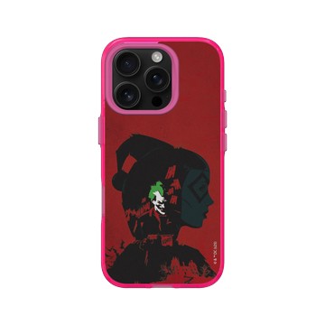 iPhone 16 Pro Clear 粉漾桃 - Batman 蝙蝠俠 - 小丑女與小丑