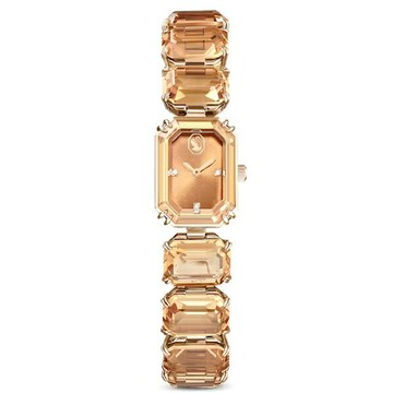 Swarovski 施華洛世奇  Millenia 時尚八角切割水晶女5630831 咖啡色 23mm｜樂天領券現折★全館特惠中★指定刷卡回饋10%