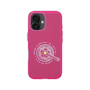 iPhone 16 Clear 粉漾桃 - Le Tour de France - Rolling On!