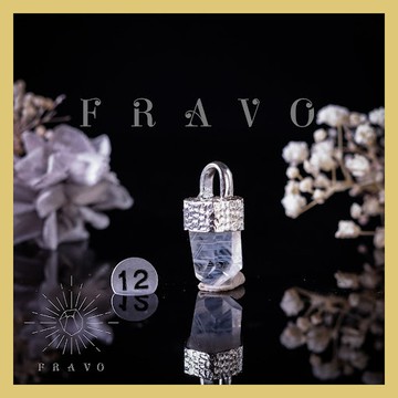 F22-台灣設計師手工原創-藍針顯針項鍊(可當靈擺)12