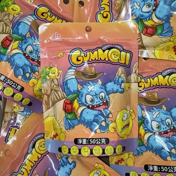 【粿女兒商行】🔥現貨 表情造型軟糖 50g 軟糖 糖果