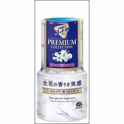 お部屋のスッキーリ! Sukki-ri! 消臭芳香剤 プレミアムコレクション ソープ&リリーの香り[お部屋用 400ml]