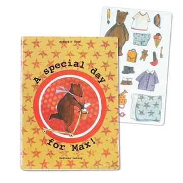 【BabyTiger虎兒寶】EGMONT 艾格蒙繪本風故事磁鐵書-馬克斯 特別的日子