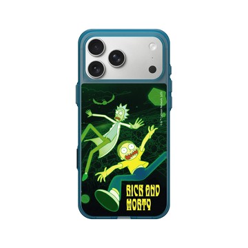 iPhone 17 Pro Max Clear (相機按鈕) 夜幕藍 - 瑞克和莫蒂 Rick and Morty - 瑞克和莫蒂-多元宇宙