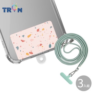 TRON iPhone 16粉紅防摔 手機 掛繩 手機殼