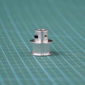 3D打印機DIY配件 MXL-6同步輪 18齒 5mm孔徑  含頂絲   鋁