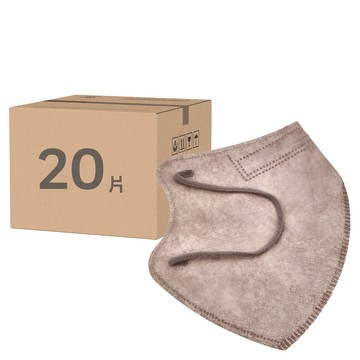 康菲 立體醫療口罩 L  黛妃紫  20片  1盒