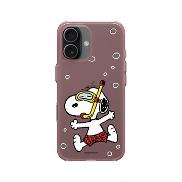 iPhone 17 Clear (相機按鈕) 晶醺玫 - 史努比 Snoopy - 潛水趣