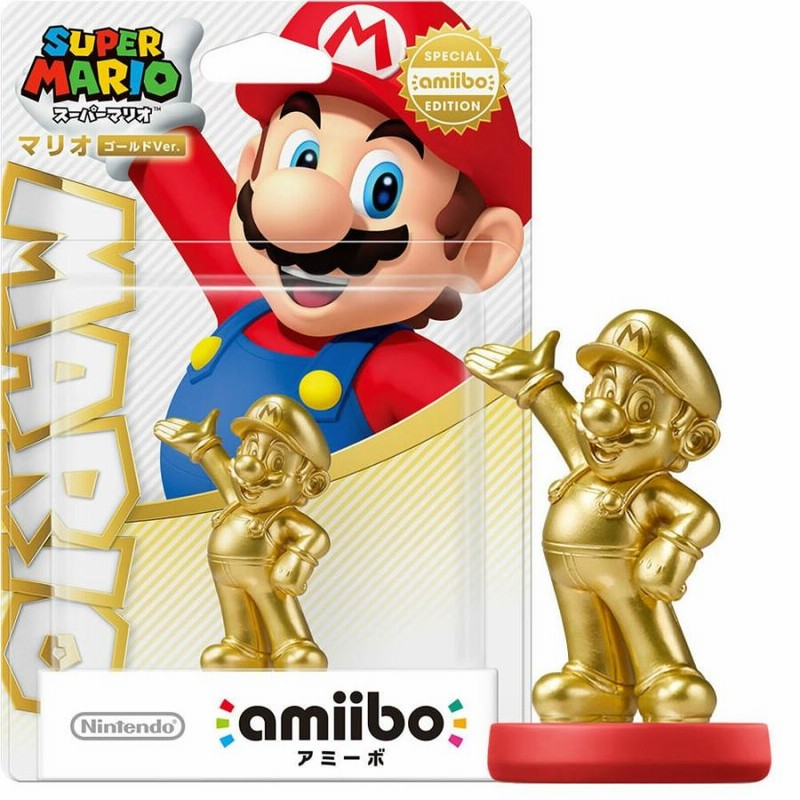 新品即納』{ACC}{Switch}amiibo(アミーボ) マリオ【ゴールドVer.】(スーパーマリオシリーズ)  任天堂(NVL-C-ABAG)(20151217) | LINEブランドカタログ