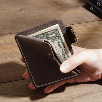 【Heritage Fold】復古釦式皮夾