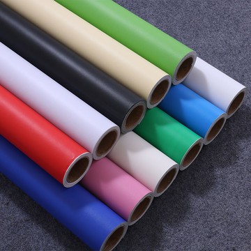 墻貼紙自粘加厚純色墻壁紙防水防潮裝飾桌面波音軟片家具翻新貼紙
