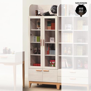 【顛覆設計】雲雅艾2.7尺四門書櫃