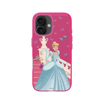 iPhone 16 Clear 粉漾桃 - 迪士尼-公主系列 Disney Princess - 迪士尼公主 - 灰姑娘