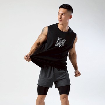 【MS】英文字母無袖背心｜台灣出貨 背心男 運動背心 無袖 健身 無袖背心 無袖上衣 跑步背心 健身背心 透氣 彈力