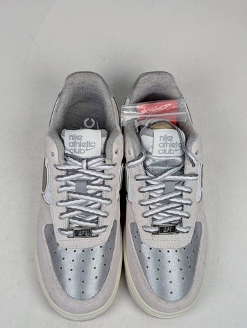 微瑕疵-左右腳汙漬 DQ5079-001 W5 Nike Air Force 1 '07 LX 銀灰 緞面 休閒鞋 女鞋