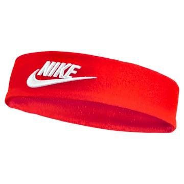 NIKE 耐吉 CLASSIC WIDE TERRY 頭帶  One Size  紅色 + 白色  1條