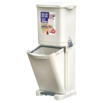 KEYWAY 聯府 台北四分類垃圾桶  白色  單一尺寸