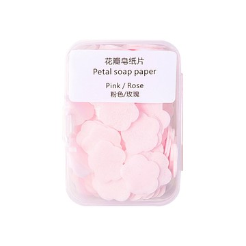 香氛皂 便攜式花瓣香皂片-4盒