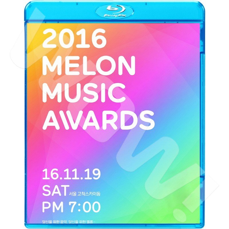 Blu-ray Melon Music Awards -2016.11.19- EXO バンタン TWICE SEVENTEEN BLACKPINK IKON RED VELVET 他 Awardsブルーレイ