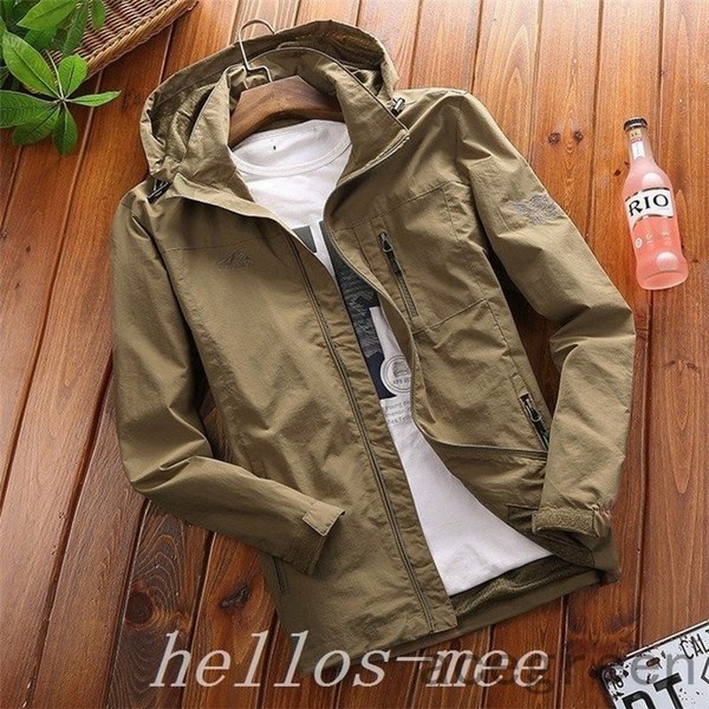 メンズ春服ジャケットマウンテンパーカーウインドブレーカーブルゾン登山ウェア在庫処分セール返品交換不可 通販 Lineポイント最大get Lineショッピング