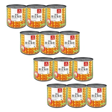 爭鮮 黃金甜玉米粒(340g*12罐)
