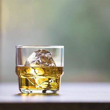 日本進口石硝子厚底強化玻璃杯可疊加易收納玻璃茶杯水杯果汁杯