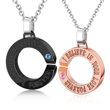 項鍊．命中注定．情侶．對鍊．客製刻字