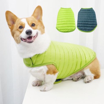 雙面穿寵物羽絨馬甲秋冬比熊柯基法斗巴哥斗牛小型犬狗狗保暖衣服