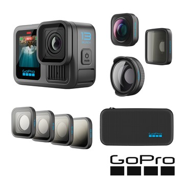 GoPro HERO13 Black 全能鏡頭套組 公司貨