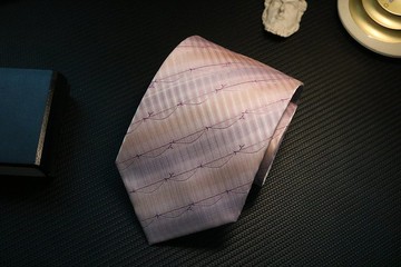 淡粉色真絲領帶英倫風帥氣低調奢華百搭新郎領帶