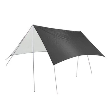 天幕 車邊帳 炊事帳 客廳帳 銀膠隔熱 1.6kg  銀灰色  300 x 300cm