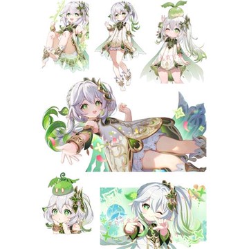 草神納西妲二次元游戲原神周邊筆記本電腦手機行李箱旅行箱貼紙