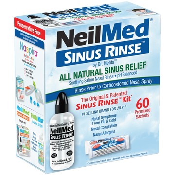 NeilMed耐有美 塞那靈洗鼻器 大組(附60包鹽)