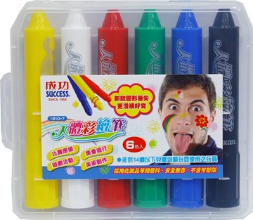 成功 人體彩繪筆 1310-7 (6色組)【APP滿額下單4%點數(單一帳號最高1500點)】5/31止