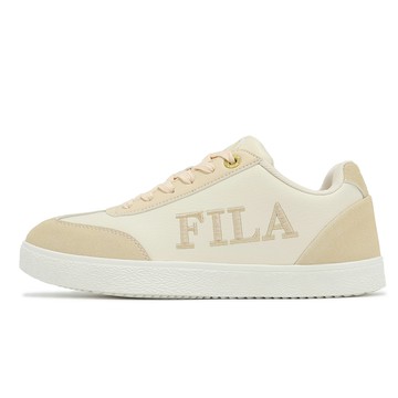Fila 休閒鞋 Emblem 女鞋 米白 奶茶 麂皮 低筒 復古 斐樂 5C942Y778